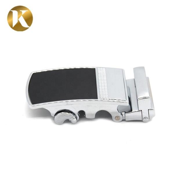 Metal Zinc Alloy 35mm Reversible Belt Buckle With Carving Surface Treatment