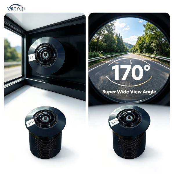 Mini Hidden Vehicle Camera 1000TVL CVBS 170° Wide Angle IP69K Waterproof Car Side View Camera