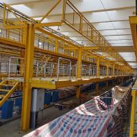 Entrepôt préfabriqué léger de structure métallique pour la plate-forme d'acier de construction de Philippines