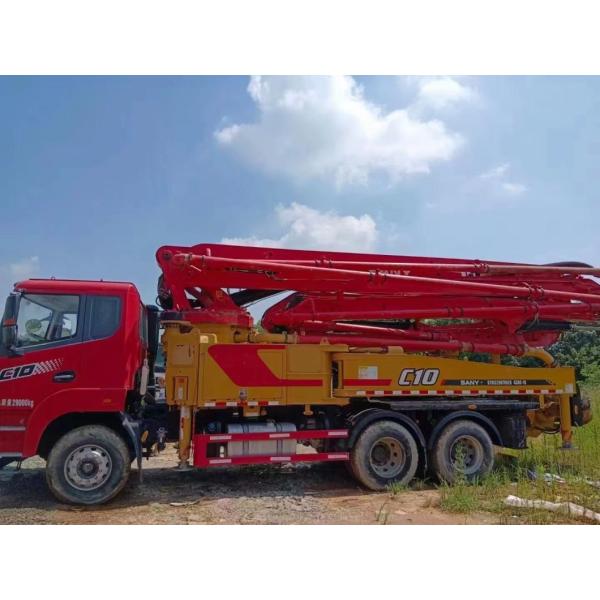 Used 2021 43m Concrete Pump Truck Perfect Original Condition Stable Pumping Work