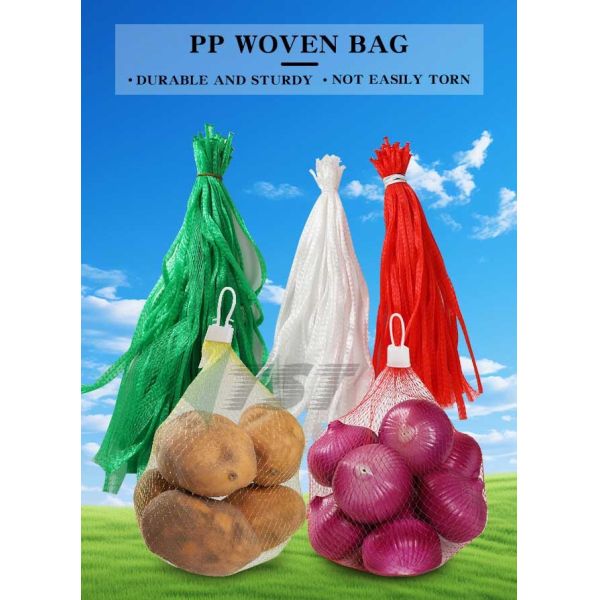 2kg PP Soft Tubular Packaging Net For Onion Potato Egg Customized Color