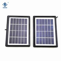 o vidro transparente do painel solar ZW-1.1W-6V da eficiência elevada de 6V 1.1W laminou