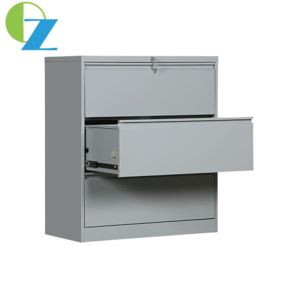 Commercial Office Furniture Lateral File Cabinets 3 Drawer Steel