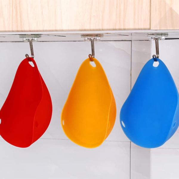 Custom Logo Silicone Microwave Egg Poacher Cups for Perfect Poached Eggs 9CM Diameter