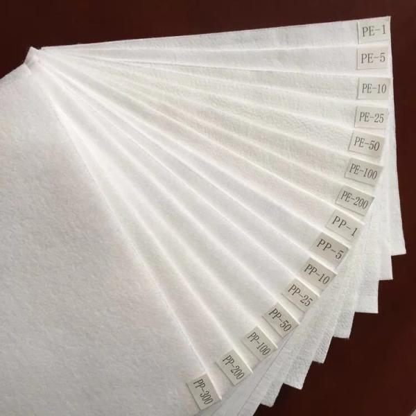 150 Micron 200 Micron Nonwoven Filter Cloth Polyester High Temperature Grade