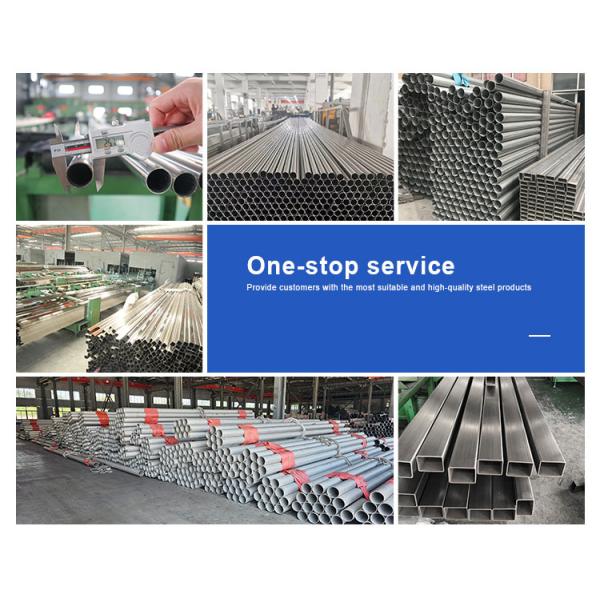 Tubo de acero inoxidable laminado en frío ASTM A240 A554 Inspección de alta calidad