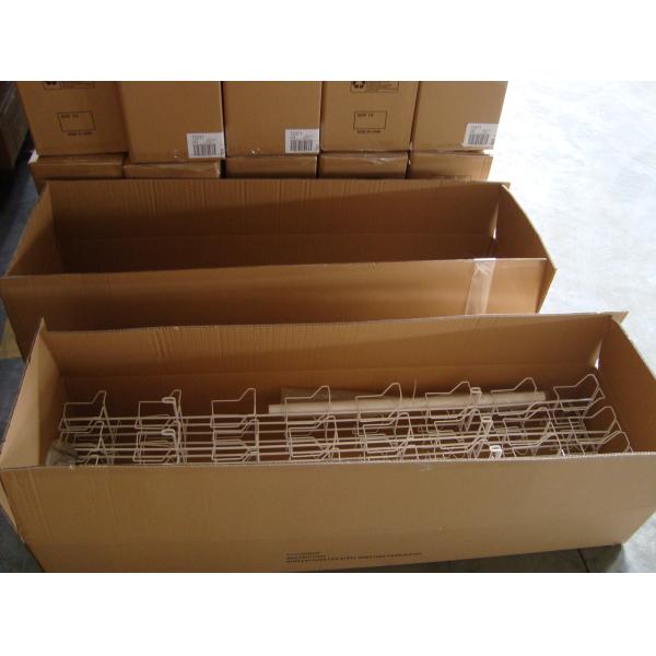 Выставочная витрина поздравительной открытки 96 карманов железной проволоки, обтекатель втулки дисплея поздравительной открытки DVD