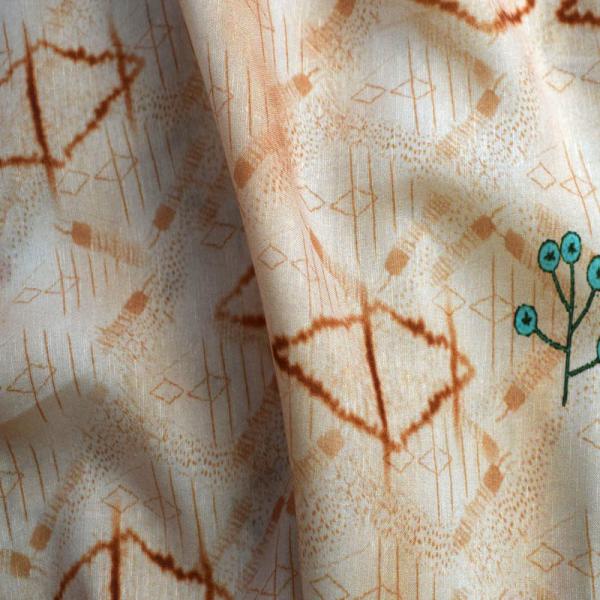 Напечатанный Twill хлопка Tencel ткани цифров мягкий Тюль водоустойчивый