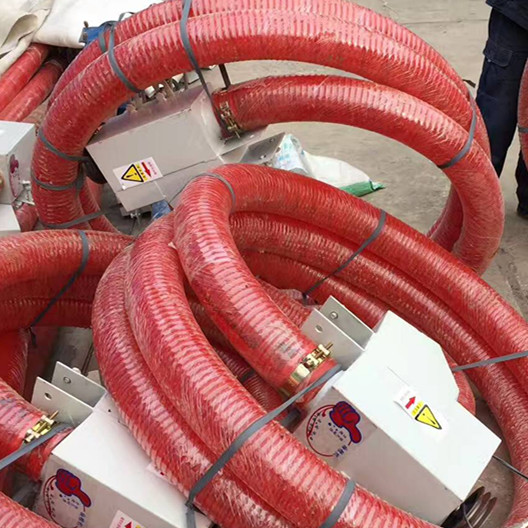 Vehicle mounted Electric spiral conveyor grain suction machine