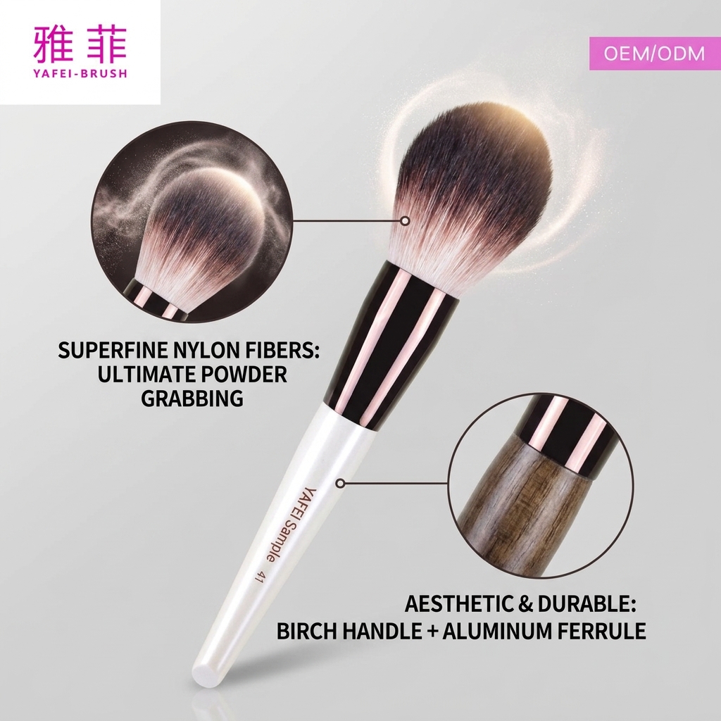 Professional Makeup Brush Set including multiple brushes for face eyes and lips suitable for makeup artists and beauty salons
