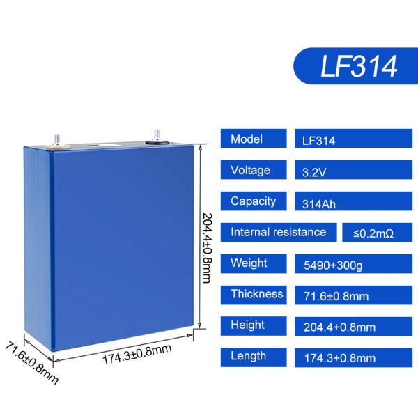 EU Stock 3.2V LiFePO4 Lithium Ion Battery Cells 314AH CATL with Free Shipping