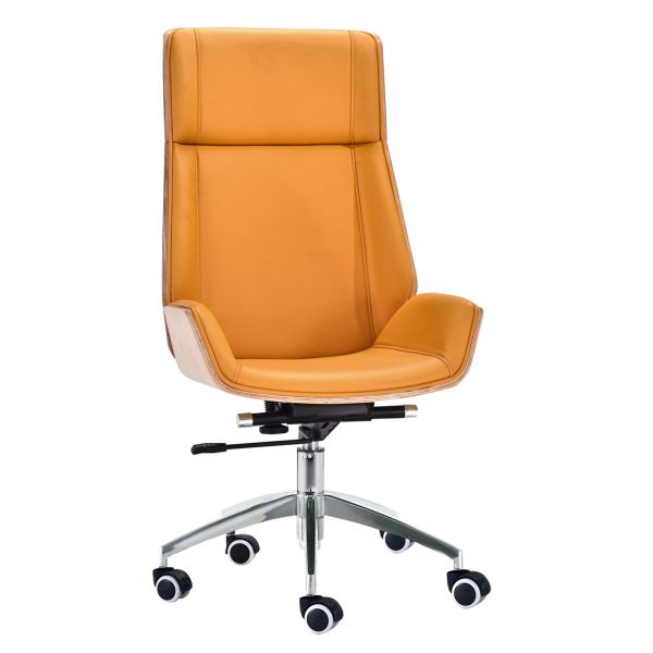 Modern Computer PU Leather Chair High Back Swivel Office Chair