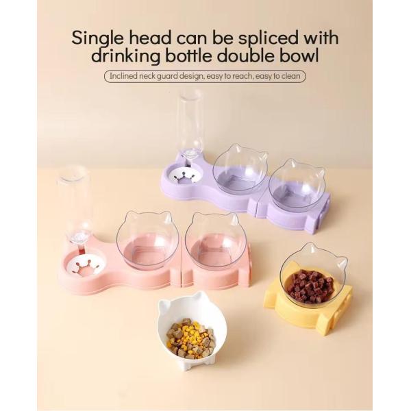 Pet Food Water Elevated Feeding Bowl with Raised Stand Customization Customized Request