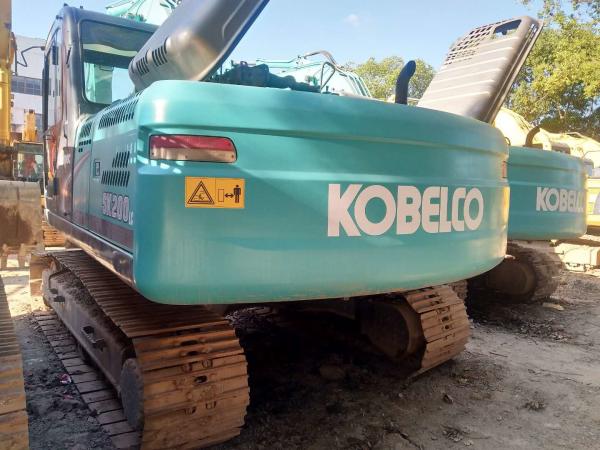 Year 2009 Used Crawler Excavator Kobelco SK200-8 Hino J05E engine with High Precision Hydraulics and Original Paint