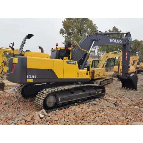 Used Crawler VOLVO EC220D Excavator with 0.8–1.8 m3 Bucket Capacity