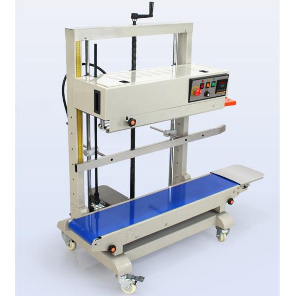 1243*580*1228mm FR-1100V Vertical Continuous Band Sealing Machine for Food Plastic Bag