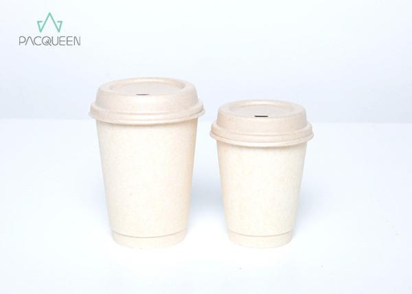 8 Oz/12 Oz/20 Oz Hot Drink Compostable Paper Cups Renewable Material With Lids