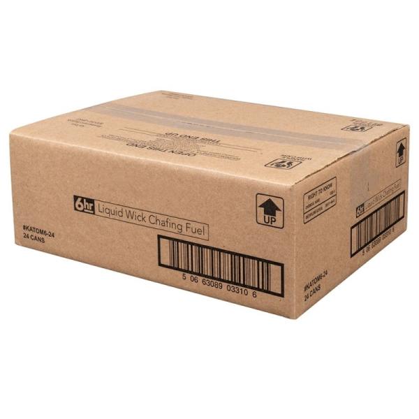 24 Pack Handy Wick Liquid Safe Heat 6 Hour Chafing Fuel Gel With Wick