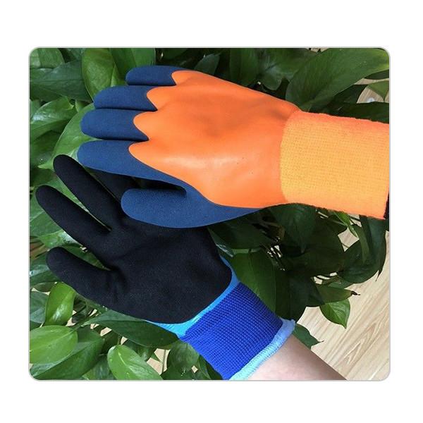 Mecânico de borracha Winter Construction Gloves de 26CM 7G Terry Brushed Knit XL