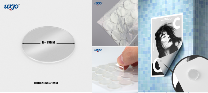 Подгонянные точки клейкой ленты Traceless Washable умирают отрезанная установка от WGO