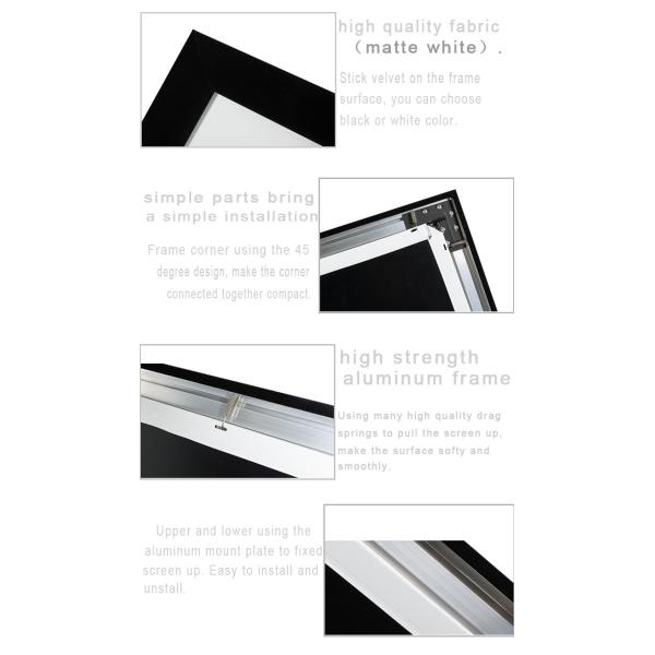 Экран репроектора стены моторизованный держателем 120 дюймов