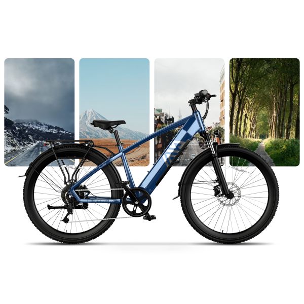 48V 27.5 Inch Fat Tire Electric Bike for City Commuting & Off-Road with Long Range MTB Ebike  Fatbike