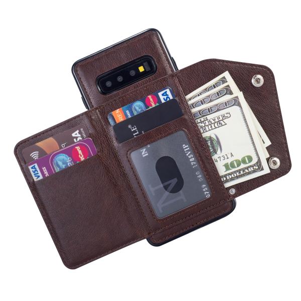 Случай телефона Magsafe роскошный Samsung кожаного владельца карточки OEM/ODM Iphone