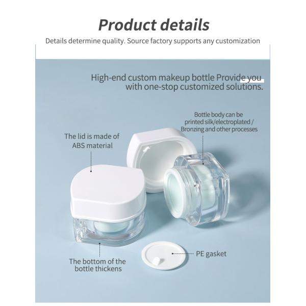 Material de tapa MS Botella cosmética sin aire de 150 ml 200 ml 250 ml Recargable Resistente de lujo Botella de bomba sin aire con bomba