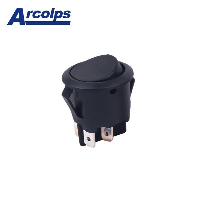Arcolps 4 Pin DPST Rocker Switch RL3 5X Series Red Cap 15A 250VAC CQC for Certified 200000 Times ON-OFF for Power Control Panels