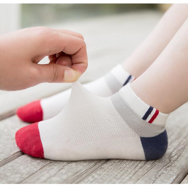 Anti Bacterial Boys Cotton Socks , Snagging Resistance Boys Fashion Socks