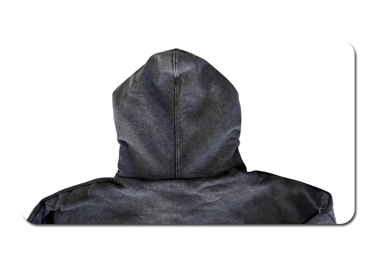 A530 Chiying Vintage Acid Wash Double Layer Zip Up Hoodie Men Oversized Cursive Back Print Streetwear Jacket