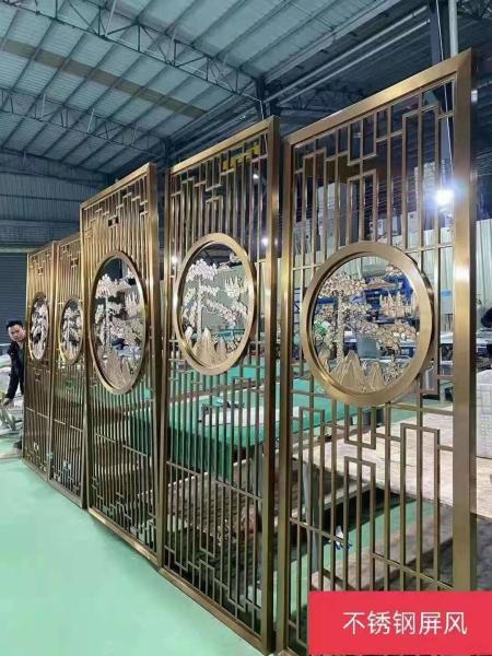 Anodizing Laser Metal Cutting Service Stainless Steel Screen And Room Divider