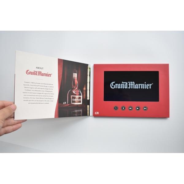 7 Inch Screen Video Brochure Business Card 153x86mm For Retail Marketing