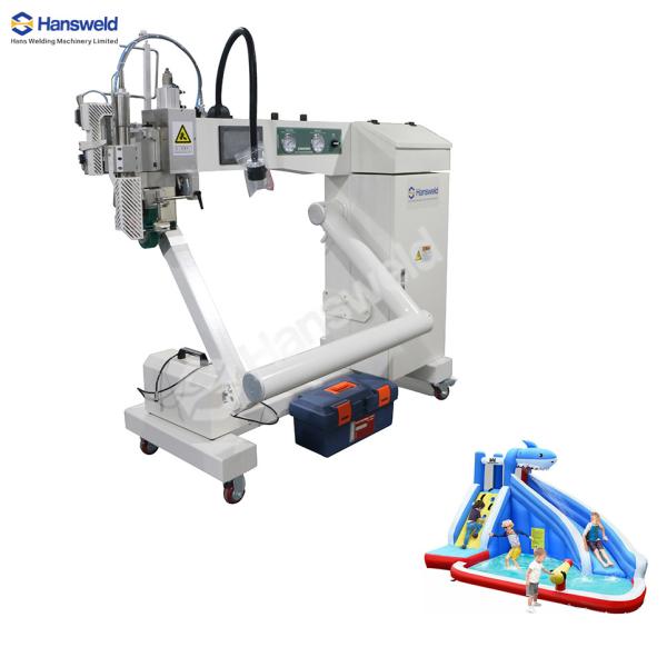 Ball Making Hot Air Welding Machine 18m/Min 700 Degree Vinyl Tarpaulin Welder