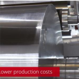 Rouleau de refroidissement métalliseur sous vide ISO en aluminium et en c