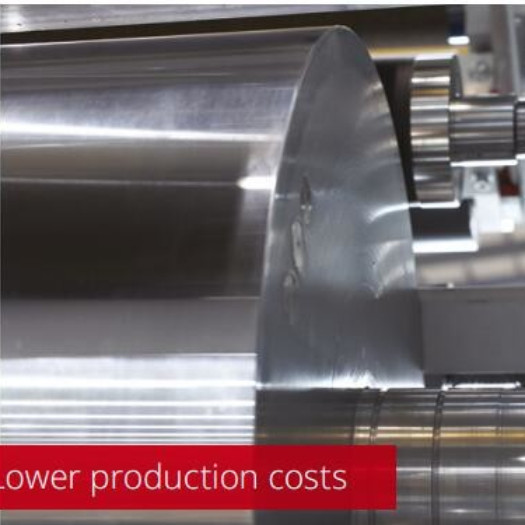 Q345B tambour de revêtement de matériau avec équilibre dynamique G2.5 et test sous vide 4x10^-4Mpa pour la métallisation de film