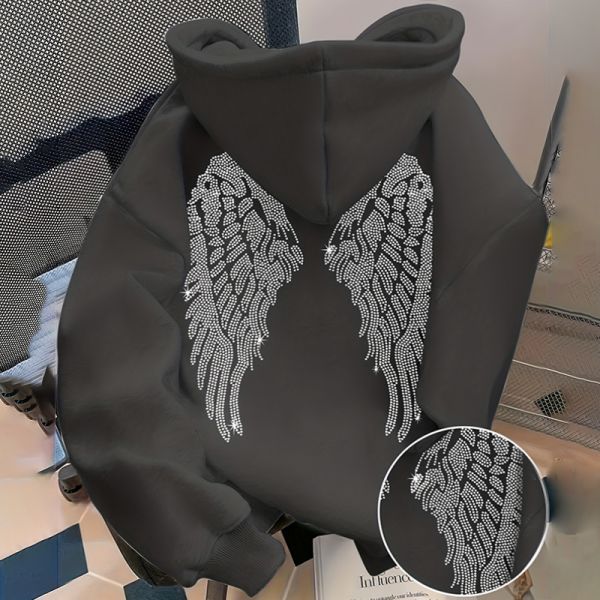 Thick 440g Polyester/Cotton Fleece Sweatshirt with Personalized Print Design for All Seasons