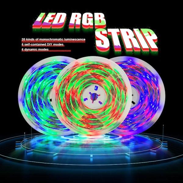 Home Bar LED Light Strips Garden Design Support Dimmer 12V 32ft Smart 5050 RGB 1670