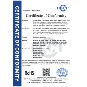 Guangdong XWELL Technology CO., LTD. Certifications