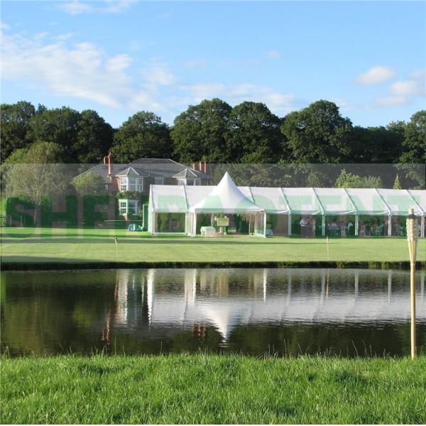 Waterproof Tent For Marriage , Wedding Party Tent Transparent Aluminum Structure