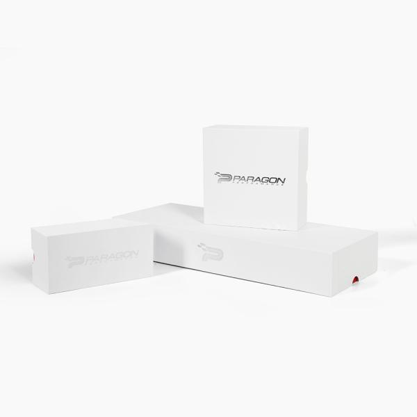 Custom Luxury Candle Box Packaging with Rigid Lid White Matte Empty Cup and Sponge Liner Aromatherapy Gift Box