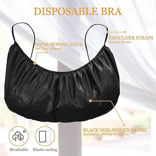 Disposable Bras and Panties Natural Disposable Bras And Panties Set Non Woven Women'S Disposable Underwear For Spa Massage Disposable Bathrobe