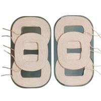 Bobinas de carga inalámbrica personalizadas Varias formas bobina de recepción de alambre de cobre de alta potencia