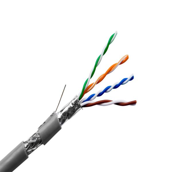305m Roll Cat 5 Communication Cable RoHS 0.48mm 0.5mm Cat 5e UTP FTP SFTP