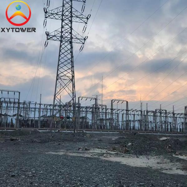 Galvanized Substation Steel Structure Power Transformer Substation Structures