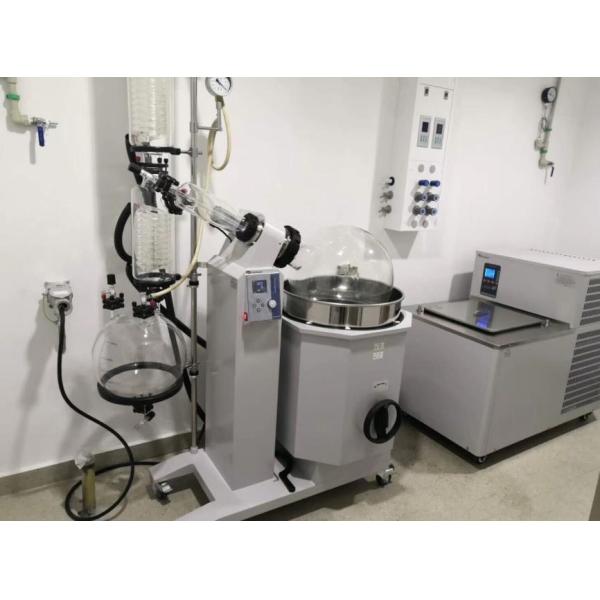 Скорость 20-110 Rpm испарителя вакуума 50L опытного завода R-1050 роторная вращая