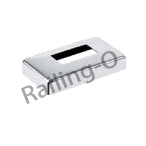 SS Steel Tube End Caps  110MM X 60MM   Box Section Caps Railing Component