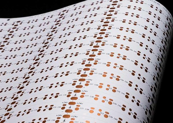 Flexible LED Strip Circuit Board-2835-60LEDS/PCS-10*503-24V for flex pcb manufacturer