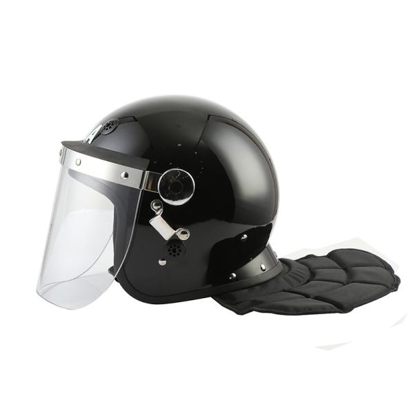Tactical Riot Helmet With Gas Mask Hook , Military Helmet With Face Shield