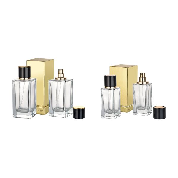 Настройка логотипа Парфюмерная бутылка Упаковка Стеклянный спрейный насос Различные цвета Формы Парфюмерия / Косметика 30/50/100 мл